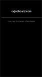 Mobile Screenshot of cvjobboard.com